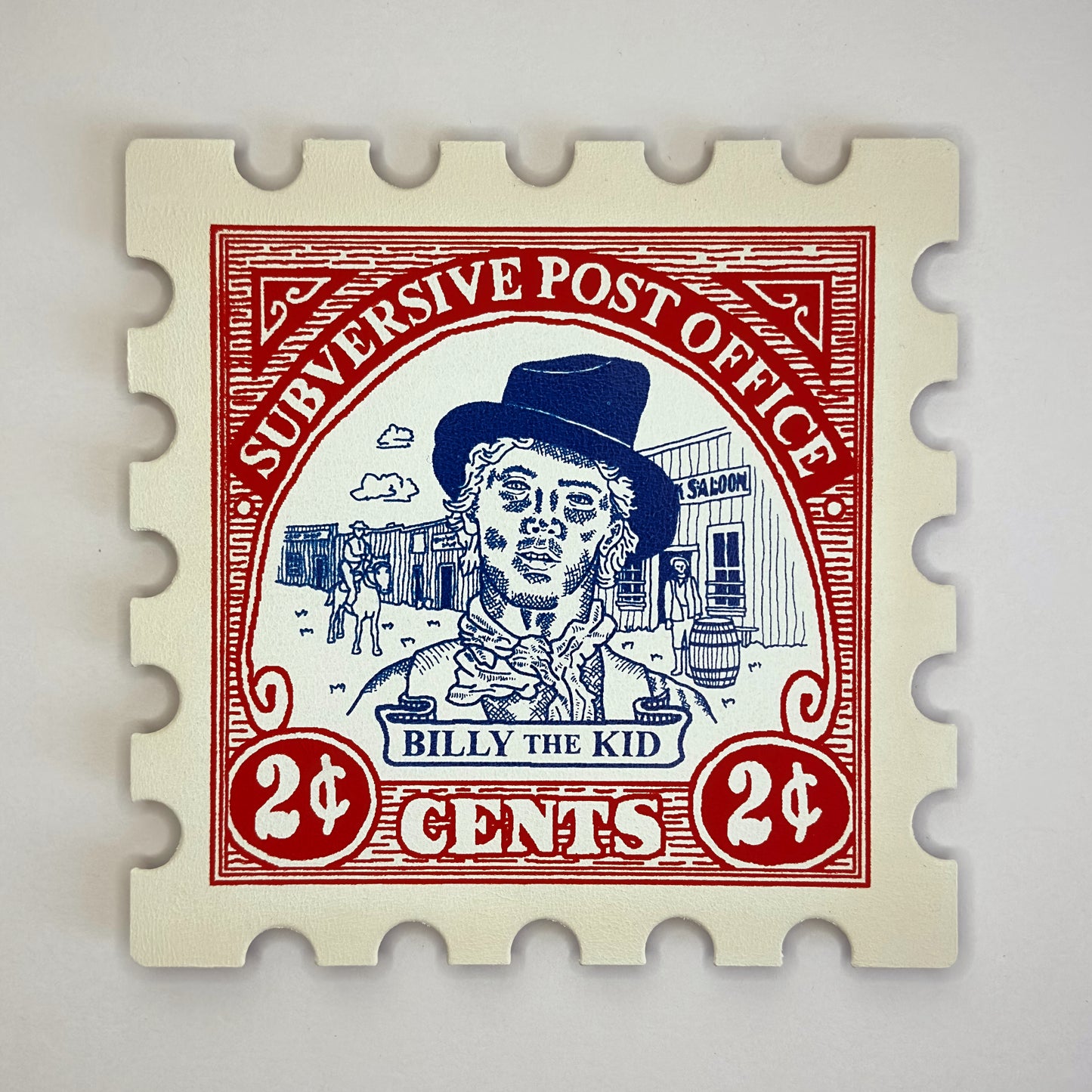 Billy the Kid Large Art Stamp