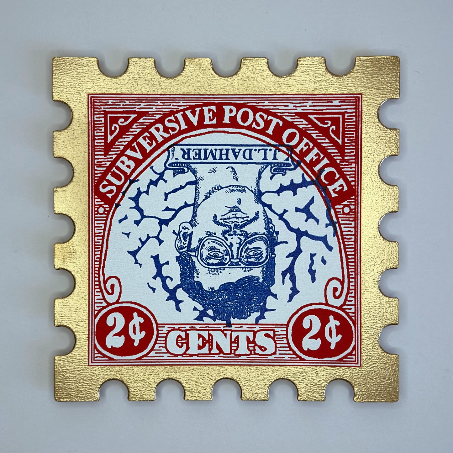 J.L Dahmer Large Art Stamp