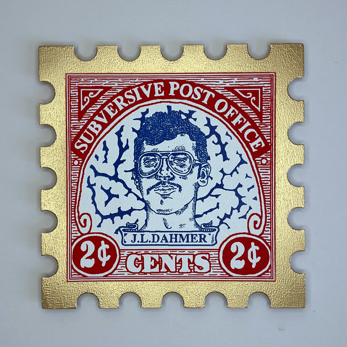 J.L Dahmer Large Art Stamp