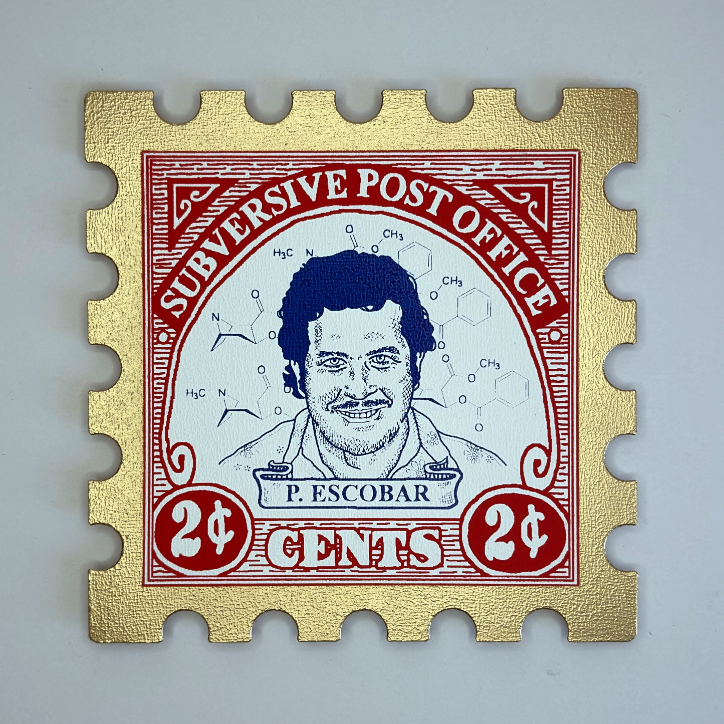 P. Escobar Large Art Stamp