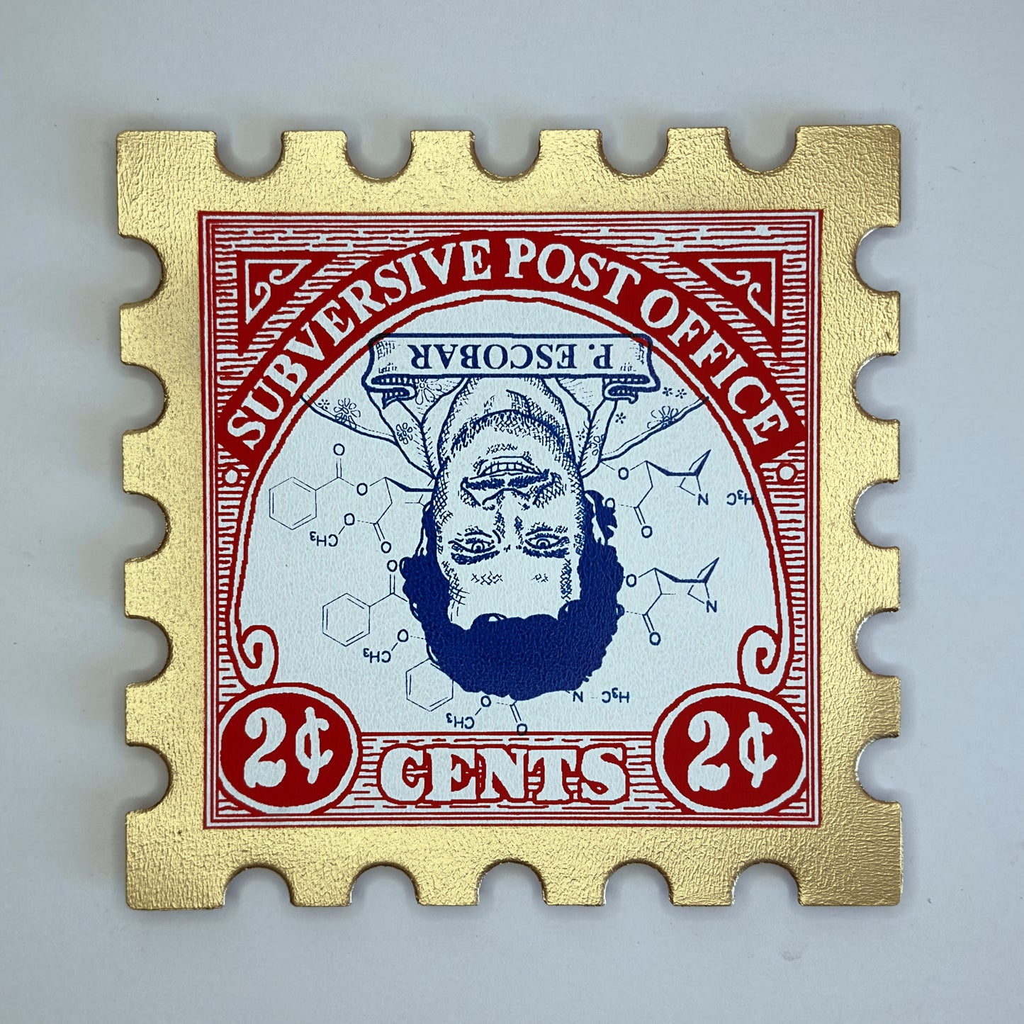P. Escobar Large Art Stamp