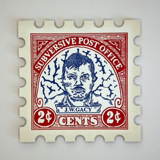 J.W. Gacy Large Art Stamp