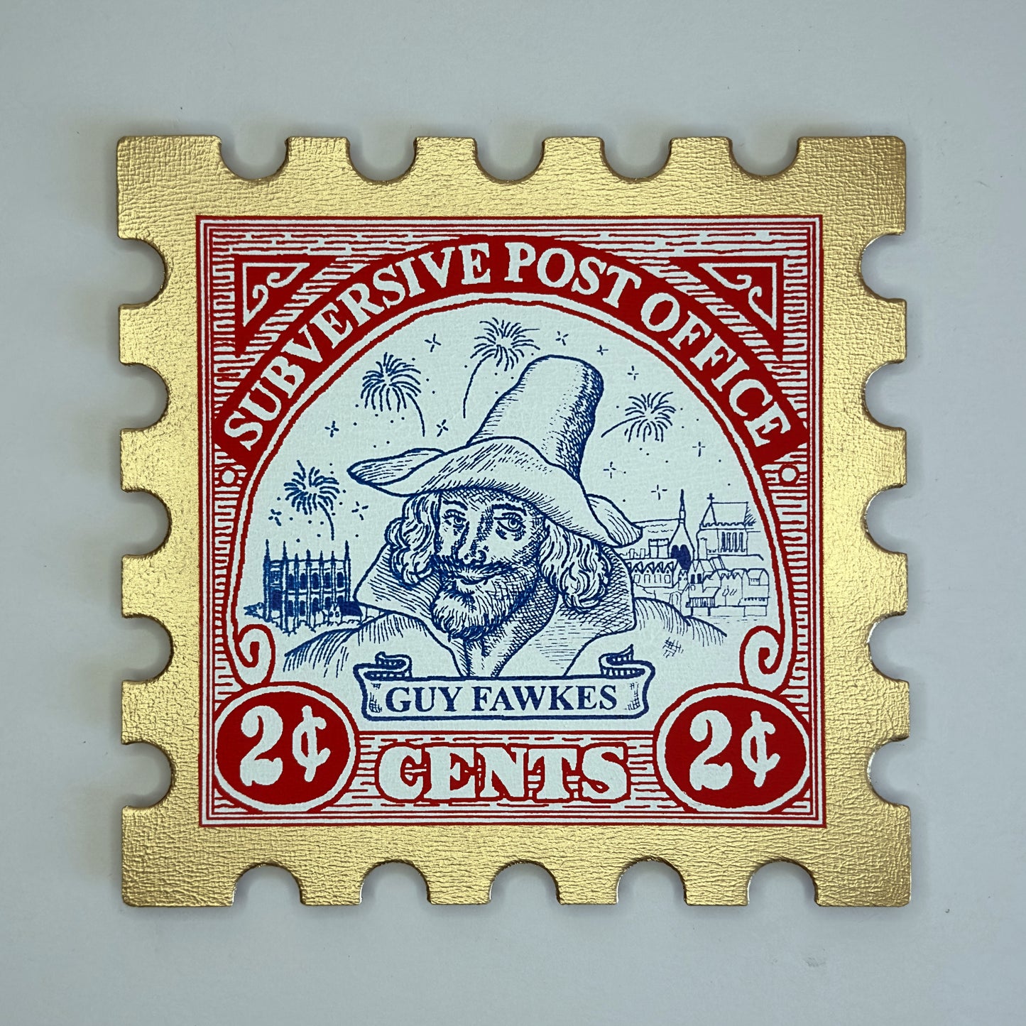 Guy Fawkes Large Art Stamp