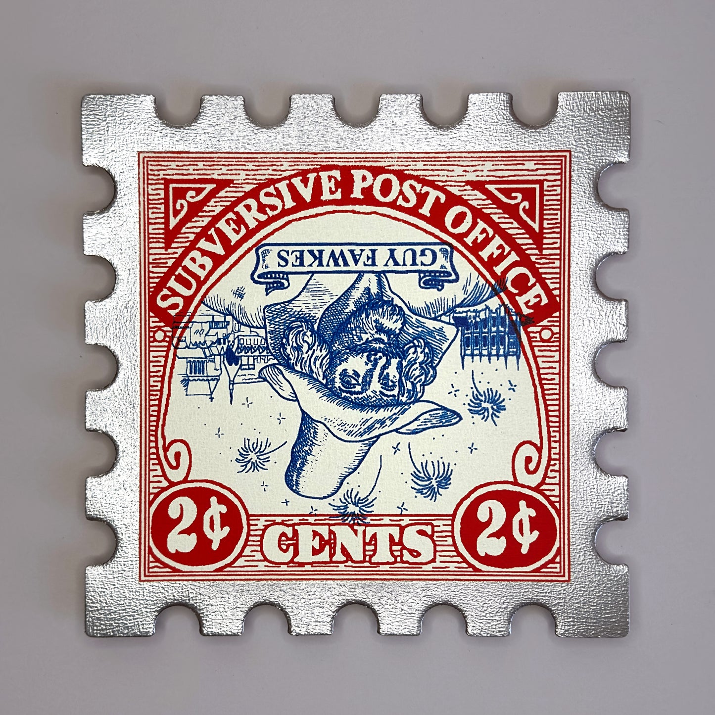 Guy Fawkes Large Art Stamp