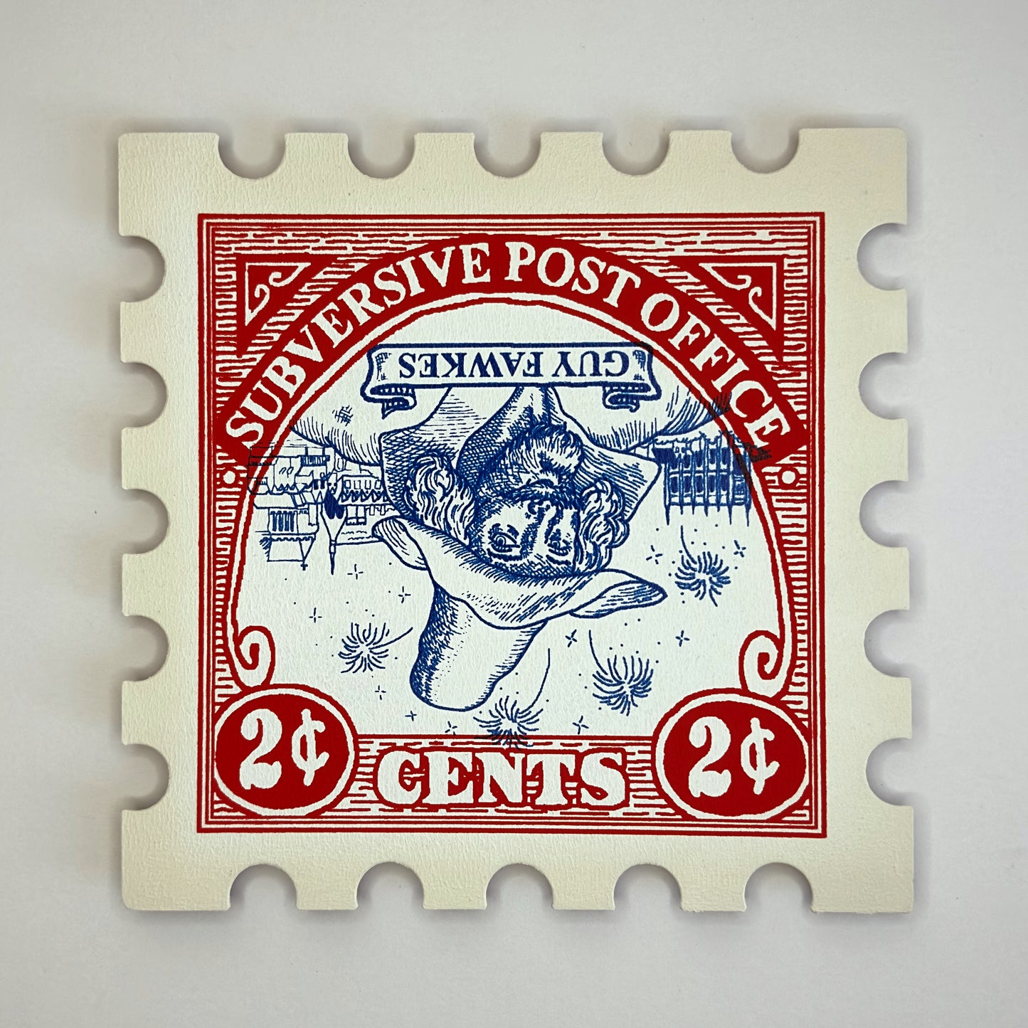 Guy Fawkes Large Art Stamp