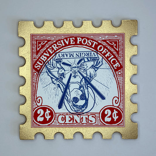 Virgin Mary Large Art Stamp