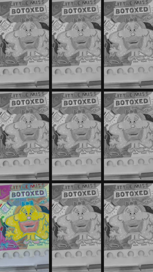 Little Miss Botox MissDemeanour Extra Large Art Stamp